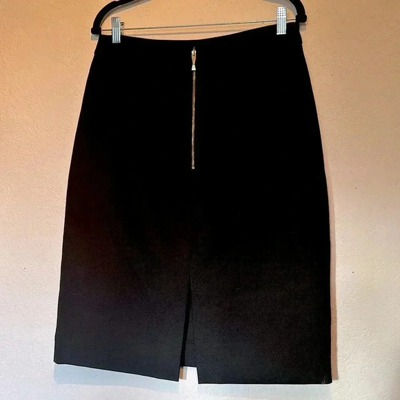 Kate Spade New York Poly Blend Black Pencil Skirt size 12 - Picture 2 of 10